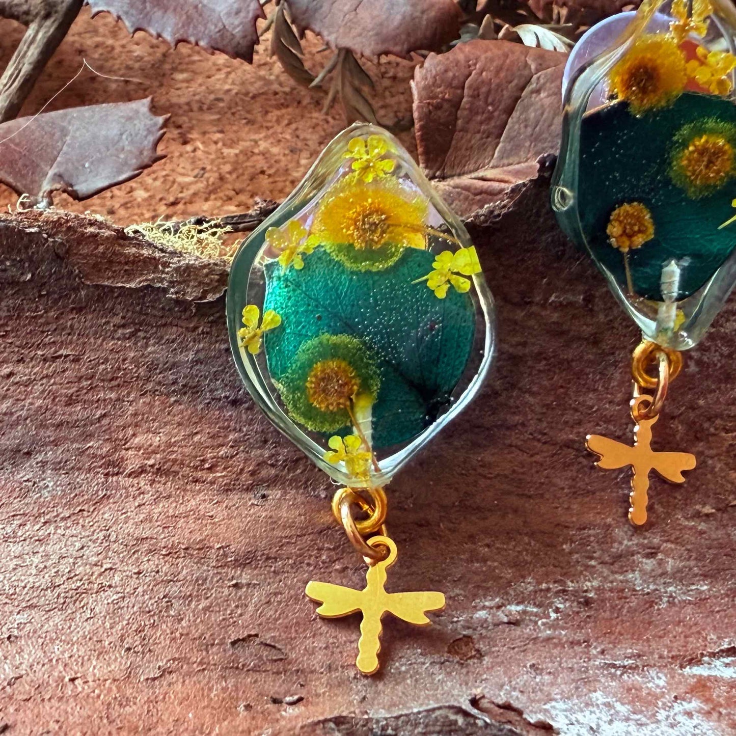 Zoom de par de aros Huilo Huilo