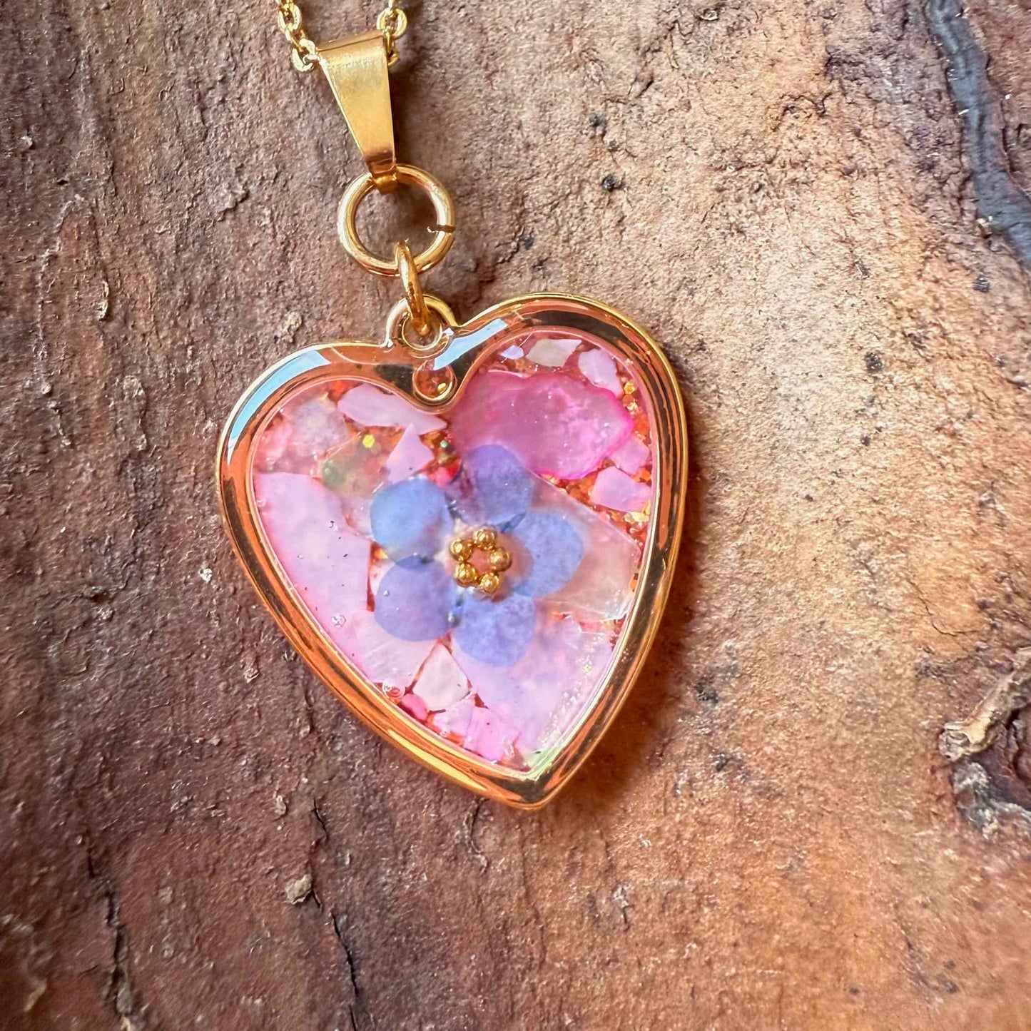 Collar con forma de corazón Candelaria