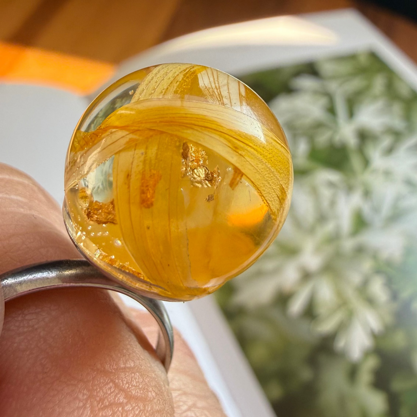 Anillo destello de sol
