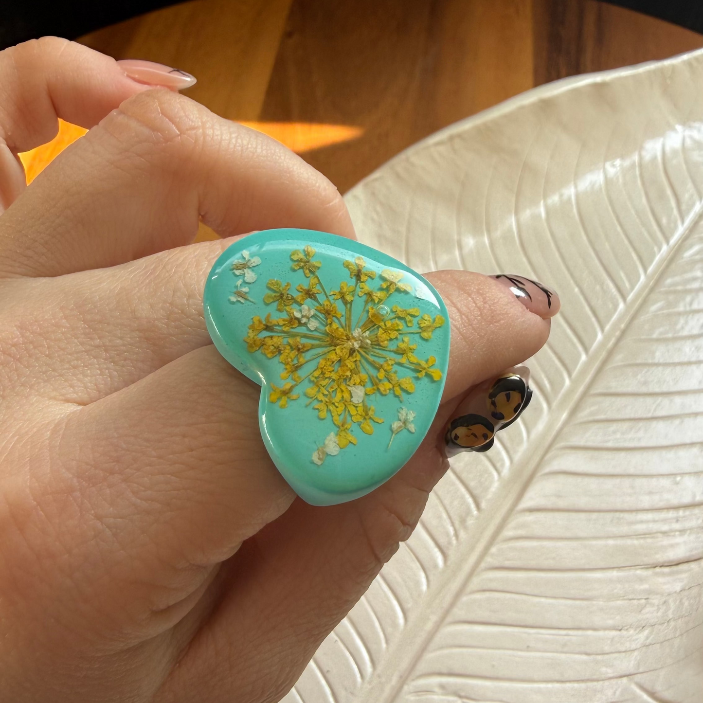 Anillo aguamarina