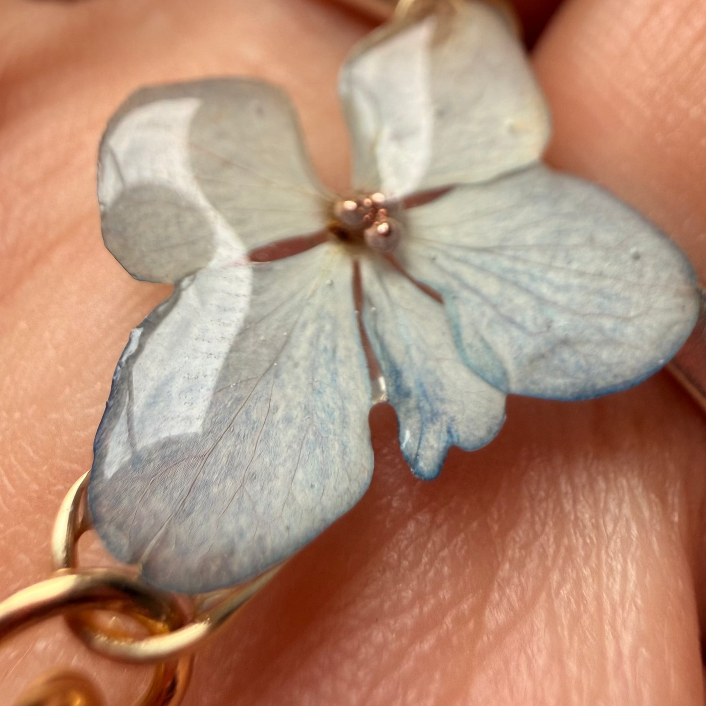 Aros hortensia de luna